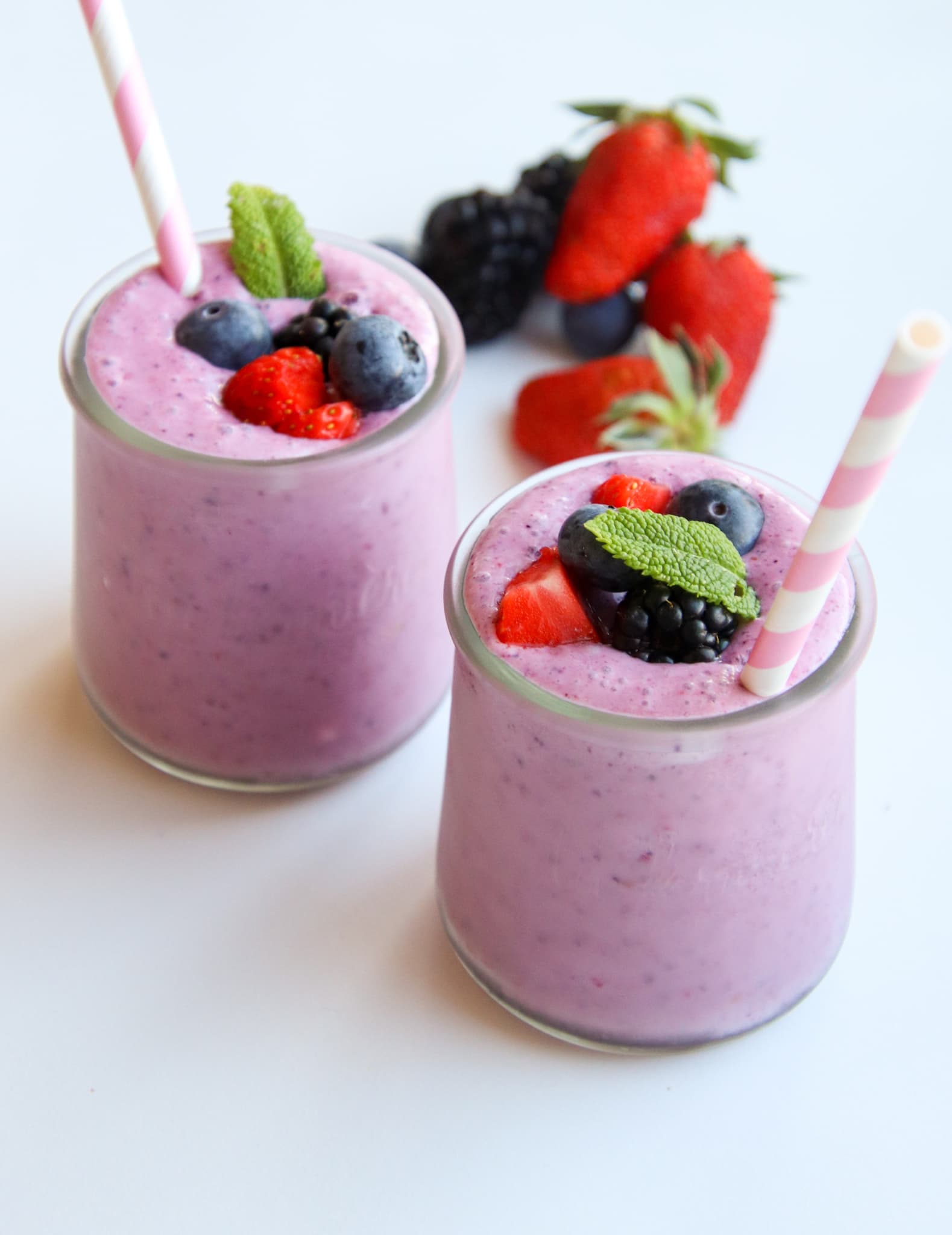 Smoothie con frutas frescas